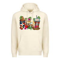 Sandshell dominican republic coffee cups Premium Hoodie - Zillion Design Studio