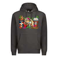 Smoke dominican republic coffee cups Premium Hoodie - Zillion Design Studio