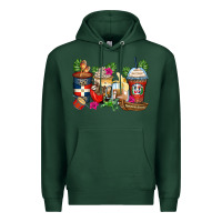 Sports Green dominican republic coffee cups Premium Hoodie - Zillion Design Studio