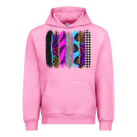 Fuchsia Pink race brushstrokes Urban Hoodie - Zillion Design Studio