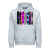 Heather Grey race brushstrokes Urban Hoodie - Zillion Design Studio