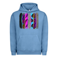 Pigment Pebble Blue race brushstrokes Urban Hoodie - Zillion Design Studio