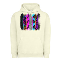 Pigment Pistachio race brushstrokes Urban Hoodie - Zillion Design Studio