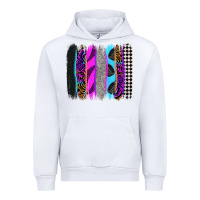 White race brushstrokes Urban Hoodie - Zillion Design Studio