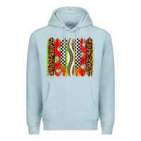Blue Mist race brushstrokes Premium Hoodie - AdoDesignShop