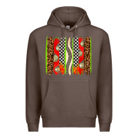Coffee race brushstrokes Premium Hoodie - AdoDesignShop