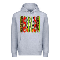 Heather Grey race brushstrokes Premium Hoodie - AdoDesignShop
