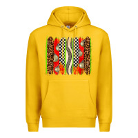 Lemon race brushstrokes Premium Hoodie - AdoDesignShop