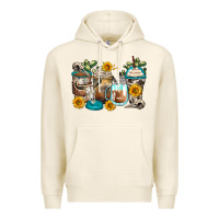 Tofu bull skull coffee cups Premium Hoodie - Zillion Design Studio