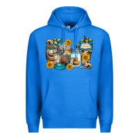 True Royal bull skull coffee cups Premium Hoodie - Zillion Design Studio