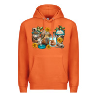 Carrot bull skull coffee cups Premium Hoodie - Zillion Design Studio
