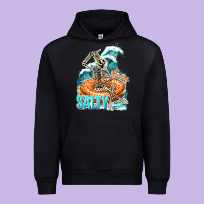 Stay Salty Urban Hoodie Designed By Texasbilliewilder