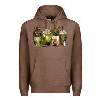 Chestnut army coffee cups Premium Hoodie - Zillion Design Studio