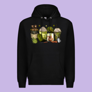 Army Coffee Cups Premium Hoodie Designed By Zillion Design Studio