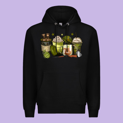 Army Coffee Cups Premium Hoodie Designed By Zillion Design Studio