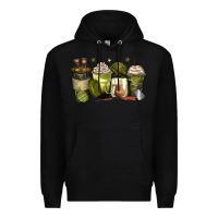 Black army coffee cups Premium Hoodie - Zillion Design Studio