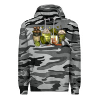 Slate Camo army coffee cups Premium Hoodie - Zillion Design Studio