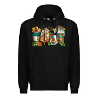 Black horses coffee cups Premium Hoodie - Zillion Design Studio