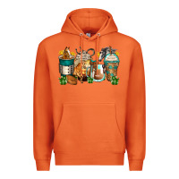 Carrot horses coffee cups Premium Hoodie - Zillion Design Studio