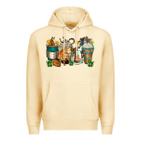 Pina Colada horses coffee cups Premium Hoodie - Zillion Design Studio