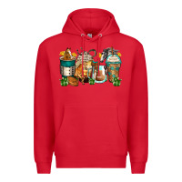 Red horses coffee cups Premium Hoodie - Zillion Design Studio
