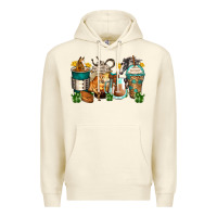 Sandshell horses coffee cups Premium Hoodie - Zillion Design Studio