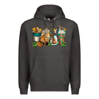 Smoke horses coffee cups Premium Hoodie - Zillion Design Studio