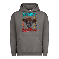 Pigment Tornado merry christmas highland calf baby cow Urban Hoodie - RanaPortraitStore
