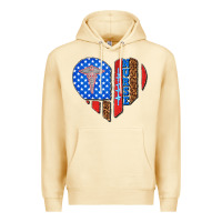 Pina Colada 4th of july nurse heart flag Premium Hoodie - texasbilliewilder