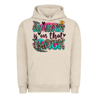 Pigment French Oak my heart is on that track Urban Hoodie - Zillion Design Studio