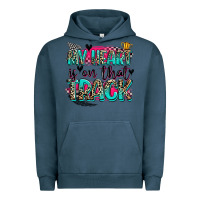 Pigment Midnight Navy my heart is on that track Urban Hoodie - Zillion Design Studio