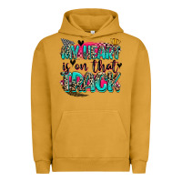 Pigment Peanut Butter my heart is on that track Urban Hoodie - Zillion Design Studio