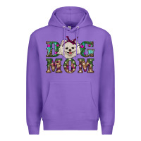 Purple Christmas dog mom Pomeranian Premium Hoodie - RanaPortraitStore