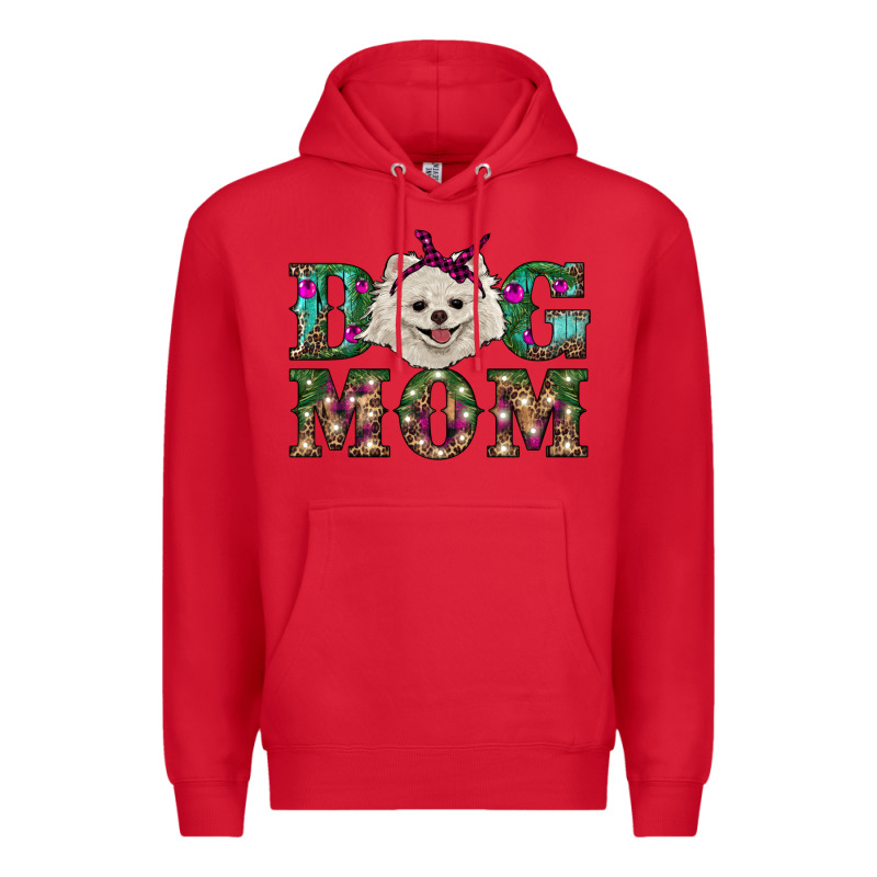 Christmas Dog Mom Pomeranian Premium Hoodie by RanaPortraitStore | Teevron