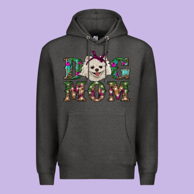 Christmas Dog Mom Pomeranian Premium Hoodie Designed By Ranaportraitstore