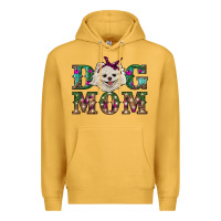 Mustard Christmas dog mom Pomeranian Premium Hoodie - RanaPortraitStore