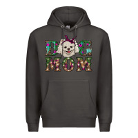 Smoke Christmas dog mom Pomeranian Premium Hoodie - RanaPortraitStore
