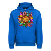Cobalt strawberry sunflower Urban Hoodie - texasbilliewilder