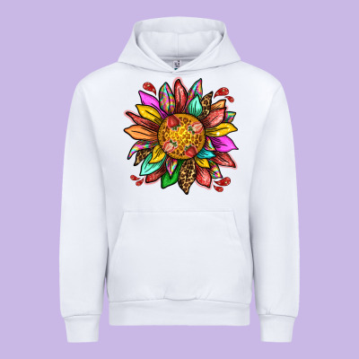 Strawberry Sunflower Urban Hoodie Designed By Texasbilliewilder