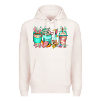 Pale Pink easter nurse coffee cups Premium Hoodie - Zillion Design Studio