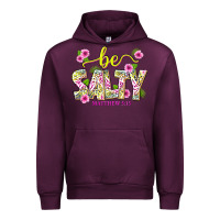 Mauve Wine summer be salty matthew 5 13 Urban Hoodie - texasbilliewilder