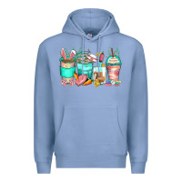 Colony Blue easter nurse coffee cups Premium Hoodie - Zillion Design Studio