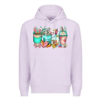Lilac easter nurse coffee cups Premium Hoodie - Zillion Design Studio