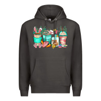 Smoke easter nurse coffee cups Premium Hoodie - Zillion Design Studio