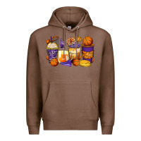 Chestnut basketball coffee cups Premium Hoodie - Zillion Design Studio