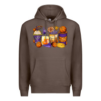 Coffee basketball coffee cups Premium Hoodie - Zillion Design Studio