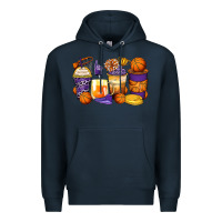 Navy basketball coffee cups Premium Hoodie - Zillion Design Studio