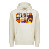 Oatmeal Heather basketball coffee cups Premium Hoodie - Zillion Design Studio