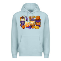 Blue Mist basketball coffee cups Premium Hoodie - Zillion Design Studio