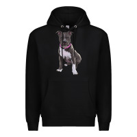 Black pitbull Premium Hoodie - RanaPortraitStore